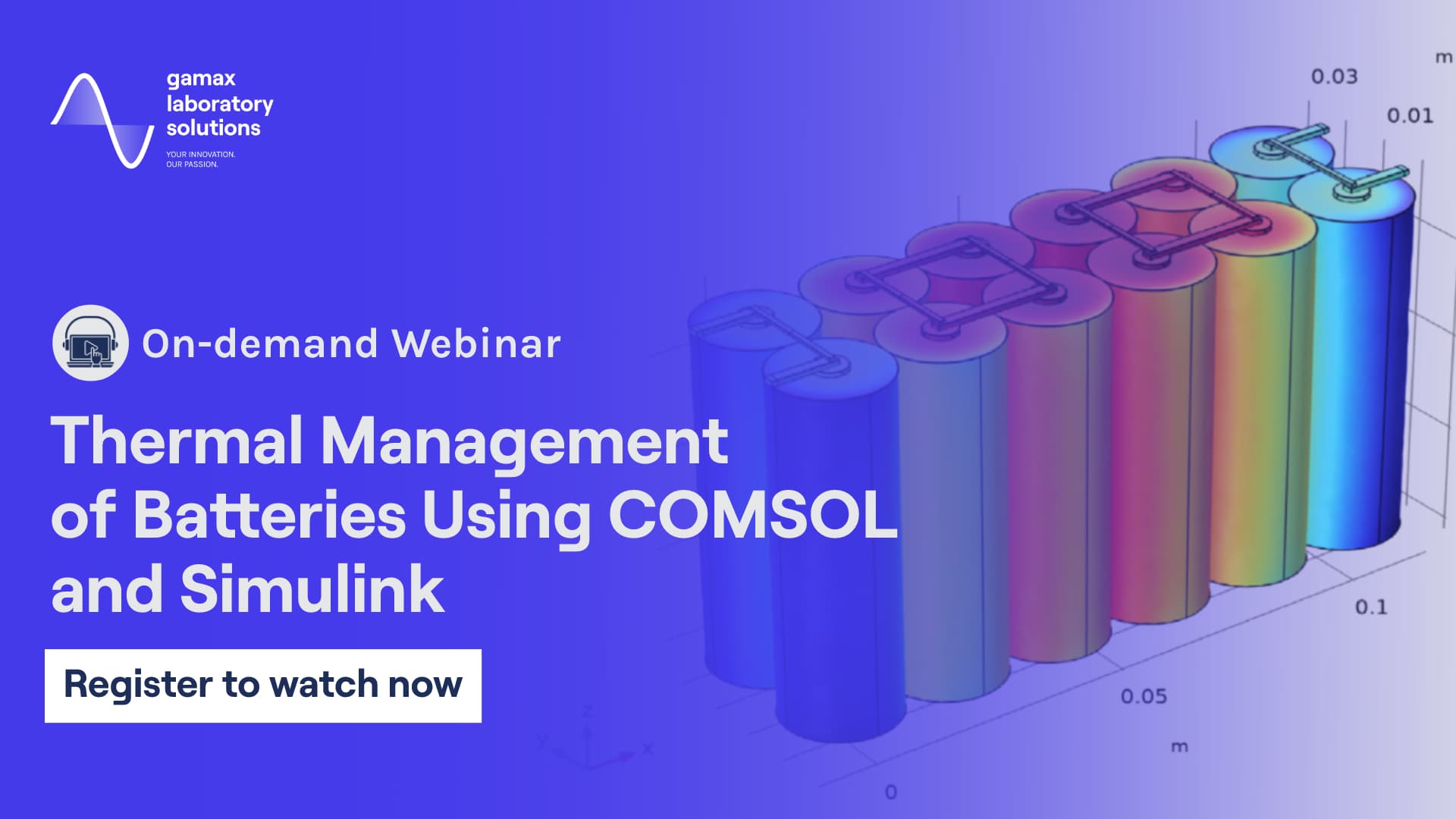 Thermal Management of Batteries Using COMSOL and Simulink SciEngineer