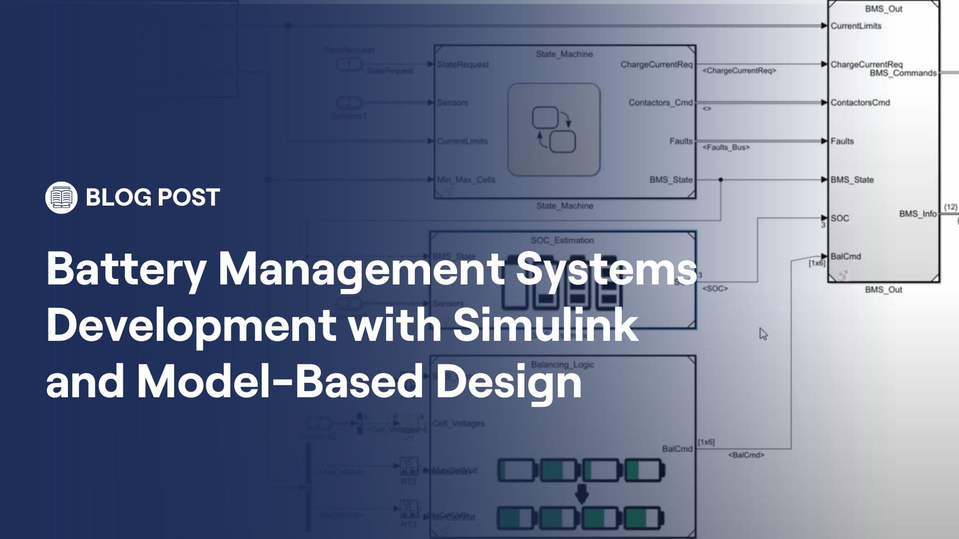 Battery Management Systems Development with Simulink and Model Circuit Diagram
